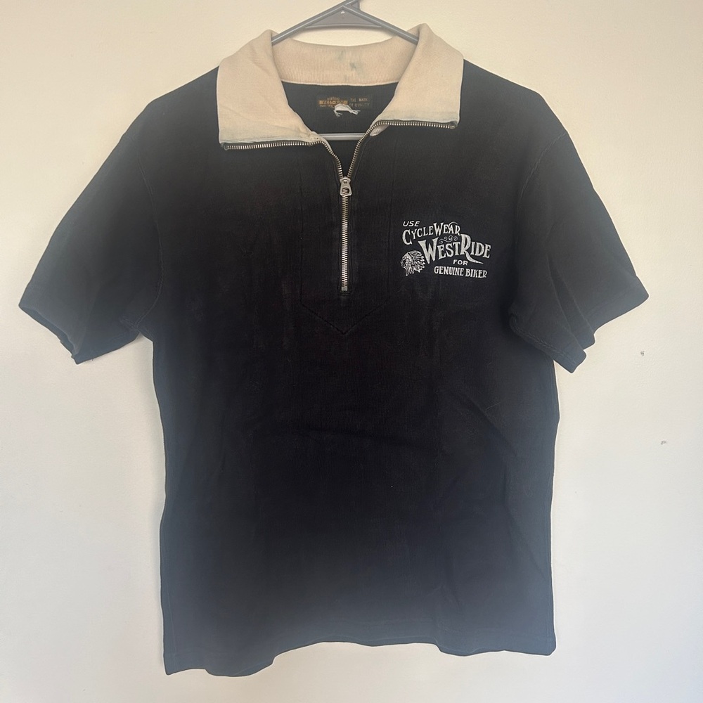 West Ride Motorcycle 1/4 Zip Polo